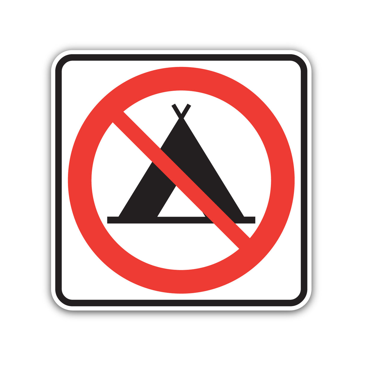 Interdiction de camper (P-130-100)