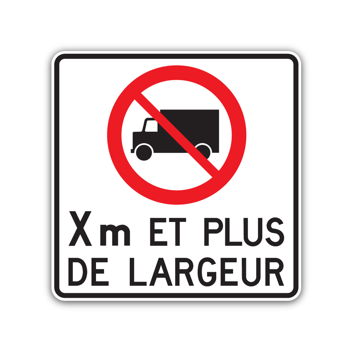Accès interdit aux camions (P-130-25)