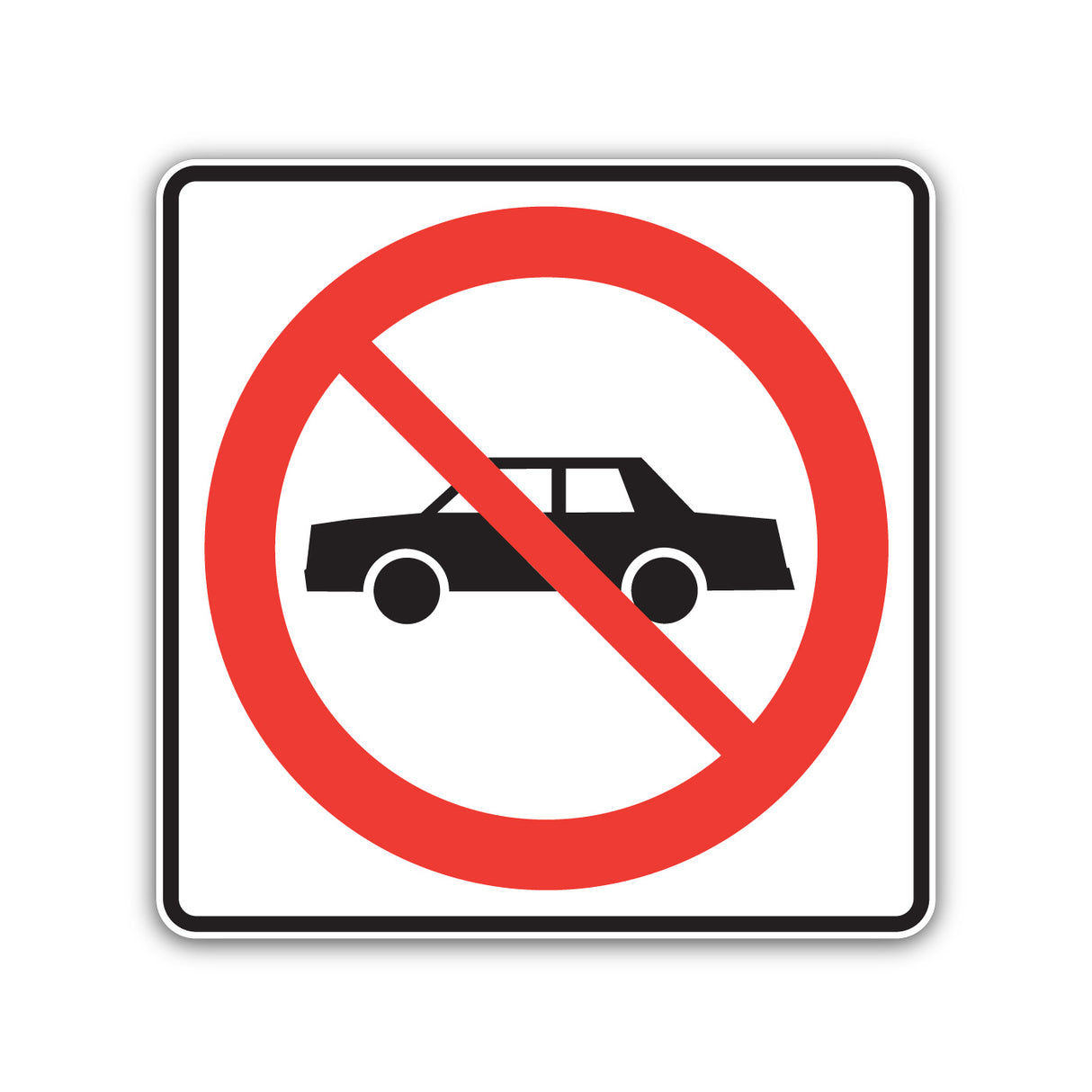 Accès interdit aux automobiles (P-130-4)