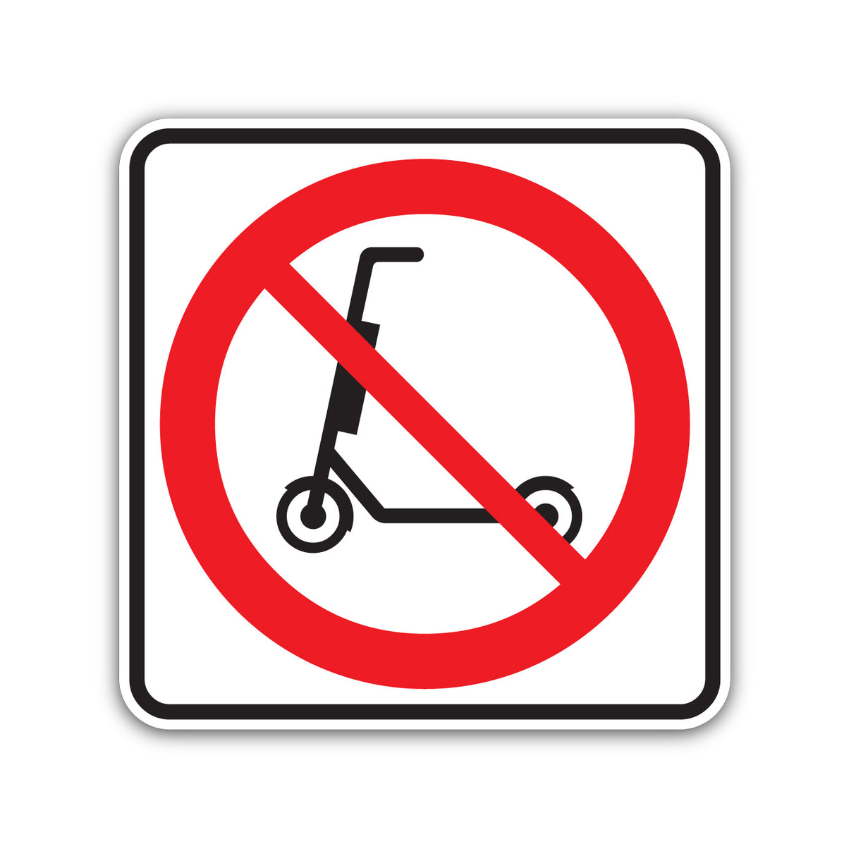Accès interdit aux trottinettes électriques (P-130-69)