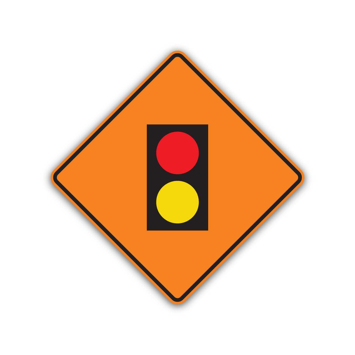 Signal avancé de la barrière de contrôle de la circulation pour travaux (T-61)