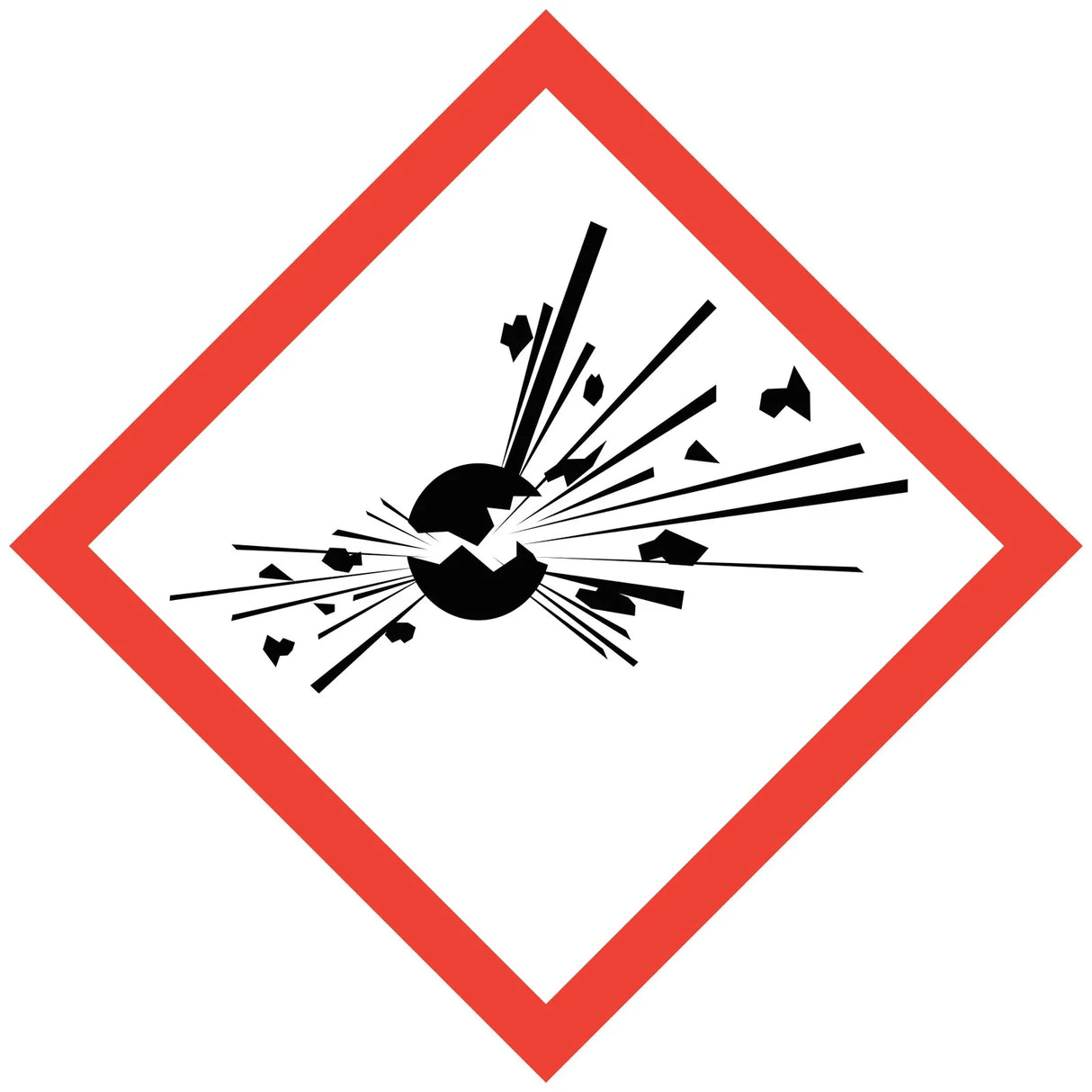 WHMIS Sign - Explosive Bomb