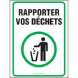 Affiche - Rapporter vos déchets