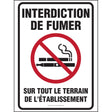 Affiche - Interdiction de fumer / vapoter