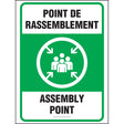 Affiche - Point de rassemblement / Assembly point (bilingue)