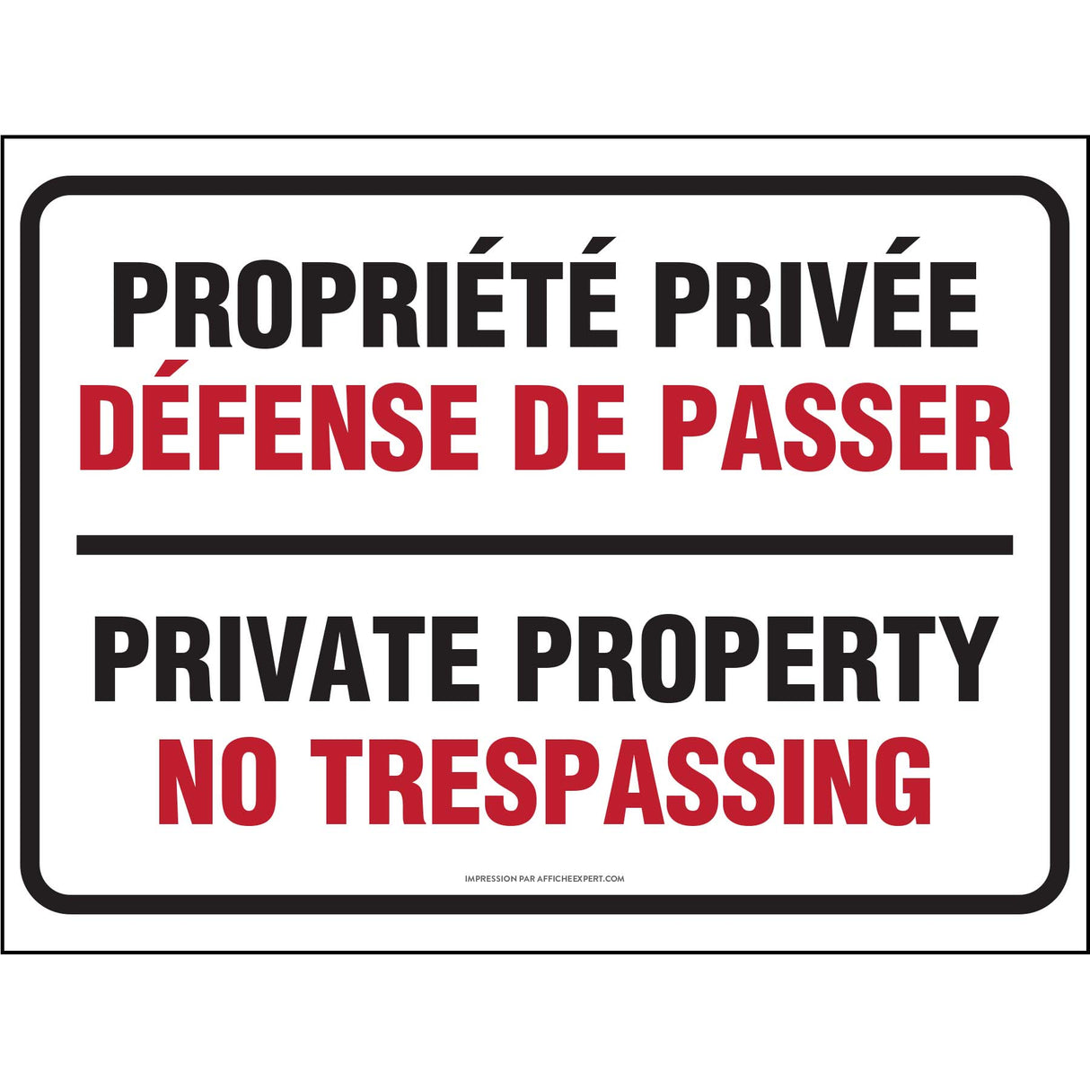 Propriété privée / Private property