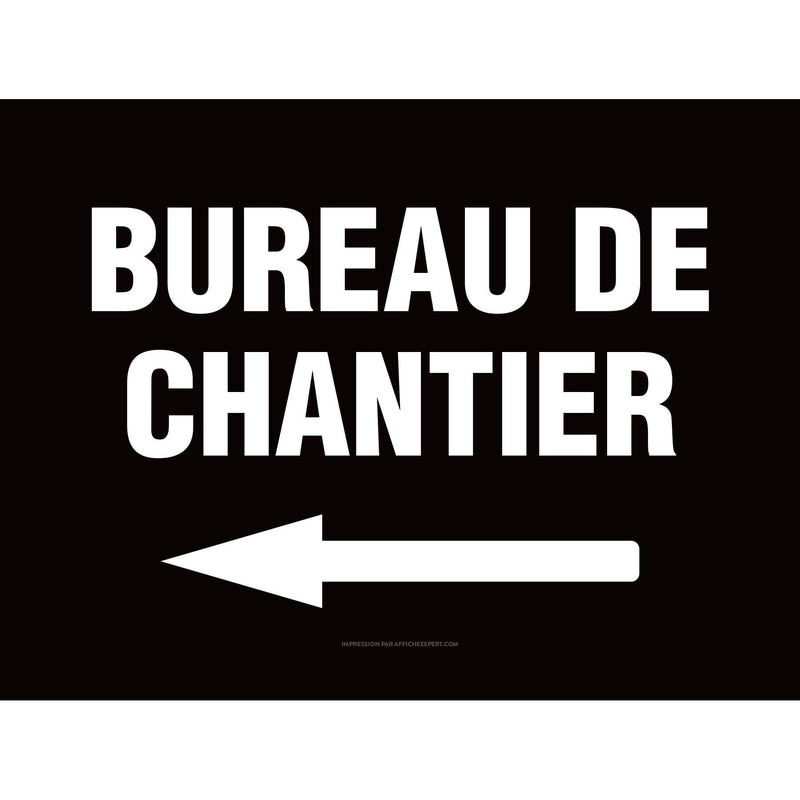 Bureau de chantier (Flèche gauche)