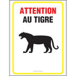 Affiche - Attention au tigre