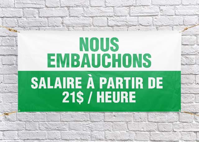 Bannière Nous Embauchons