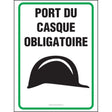 Affiche - Port du casque obligatoire