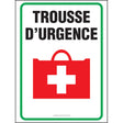 Affiche - Trousse d'urgence
